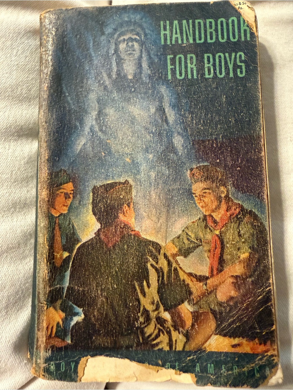Authentic Vintage Boy Scouts of America Handbook for Boys (5th Edition, 1948–195